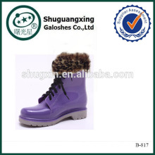 wellington rain boots steel toe rain boots winter warm boots shoes|B-817